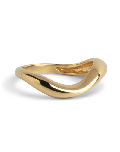 Enamel Copenhagen - Agnete Ring - Small - Guldfarvet